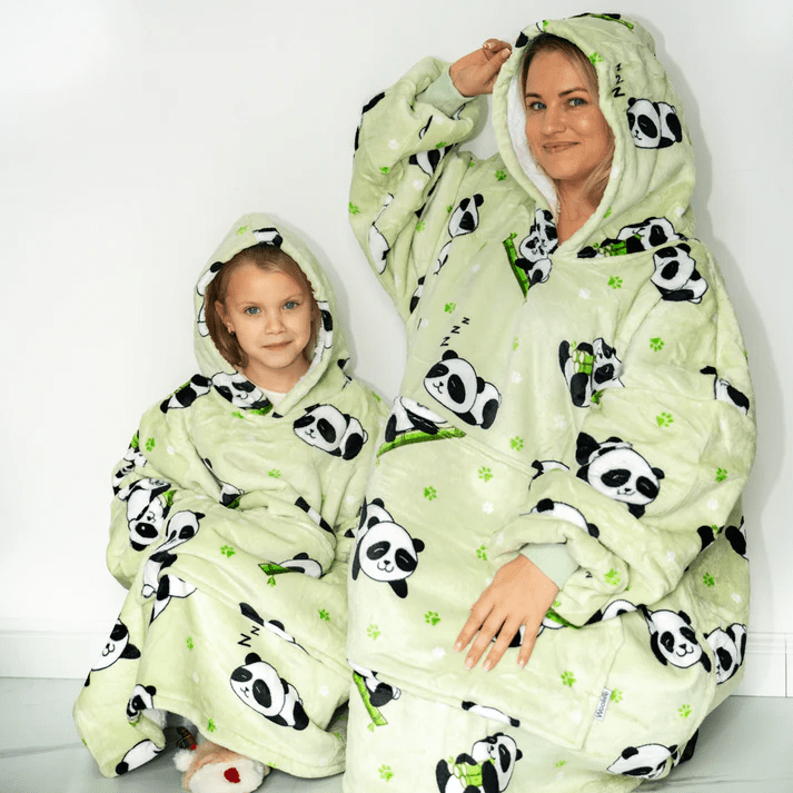 Kids Oversized Wearable Blanket Hoodie - SNOOZEQATAR