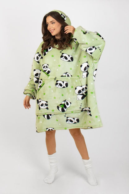Panda Oversized Blanket Hoodie