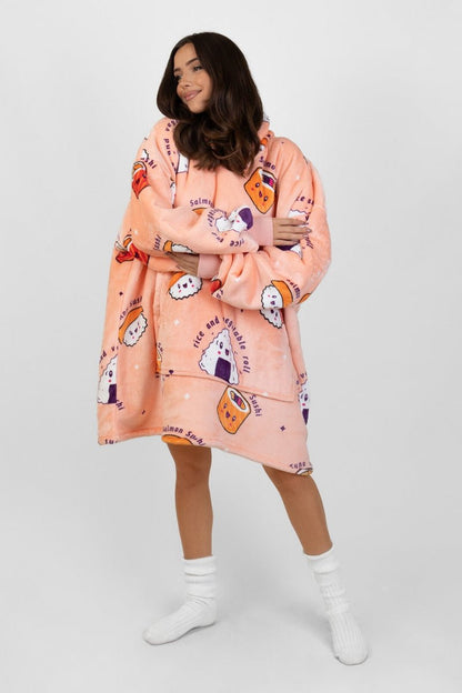 Tuna & Sushi Oversized Blanket Hoodie