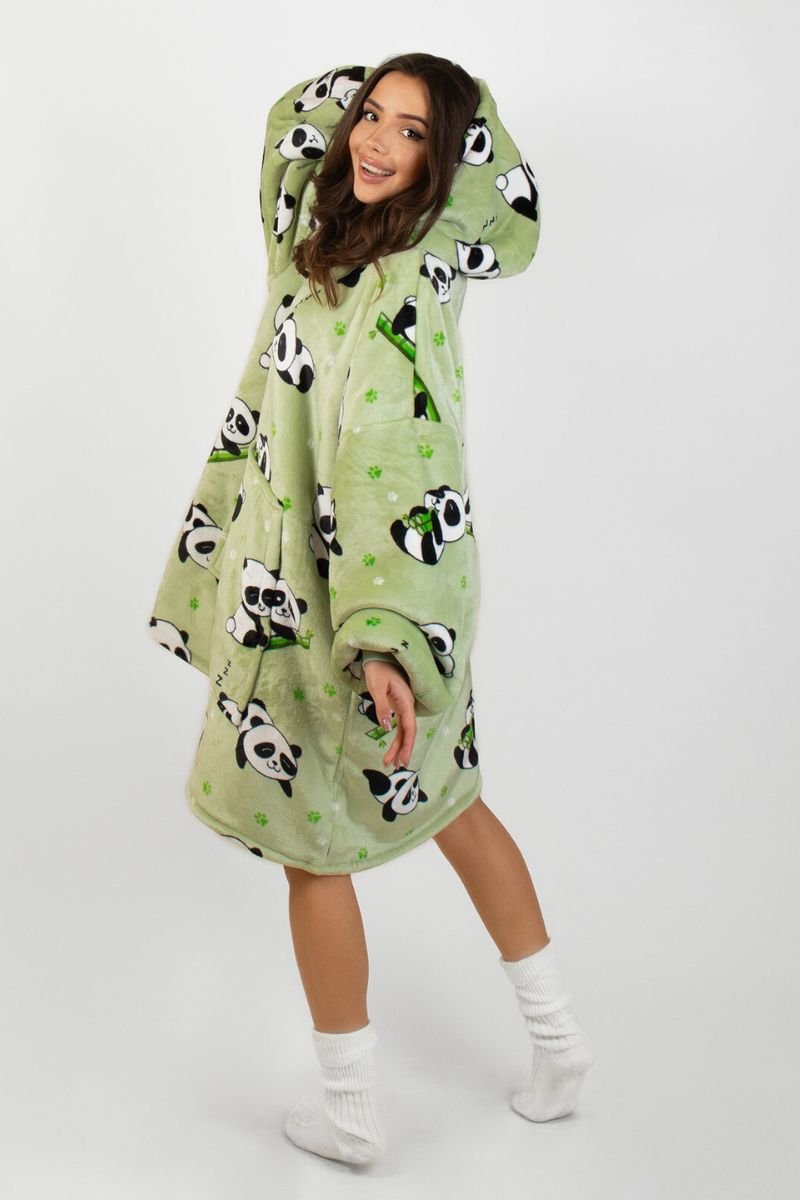 Panda Oversized Blanket Hoodie