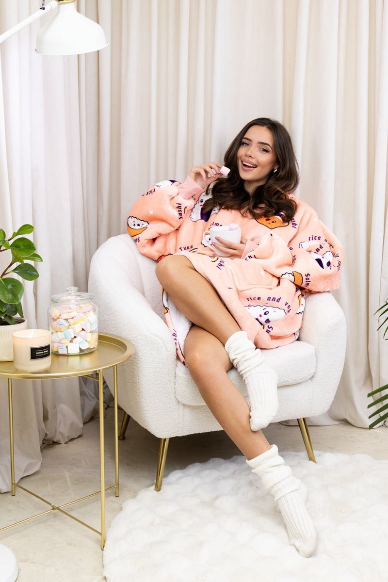 Tuna & Sushi Oversized Blanket Hoodie