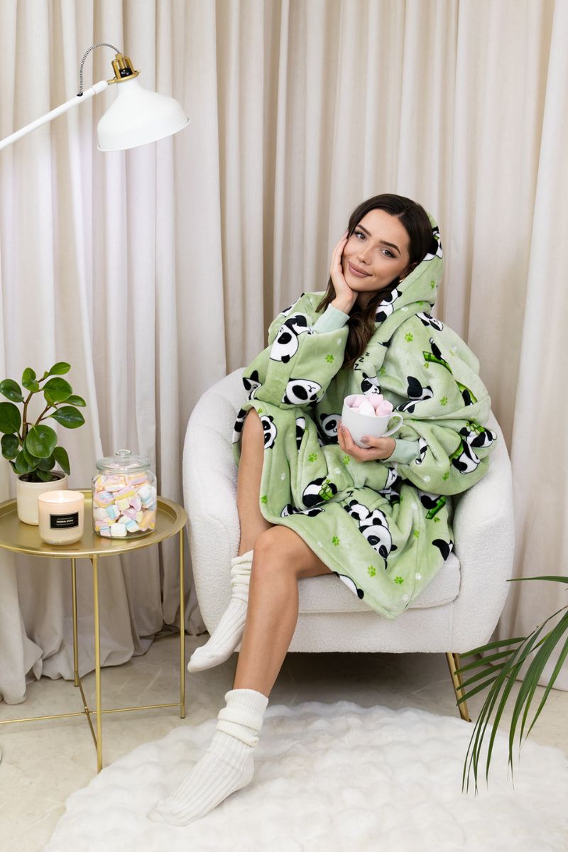 Panda Oversized Blanket Hoodie