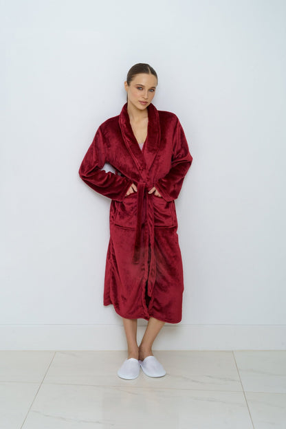 Red Wine Bathrobe