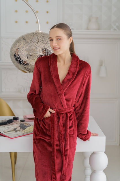 Red Wine Bathrobe